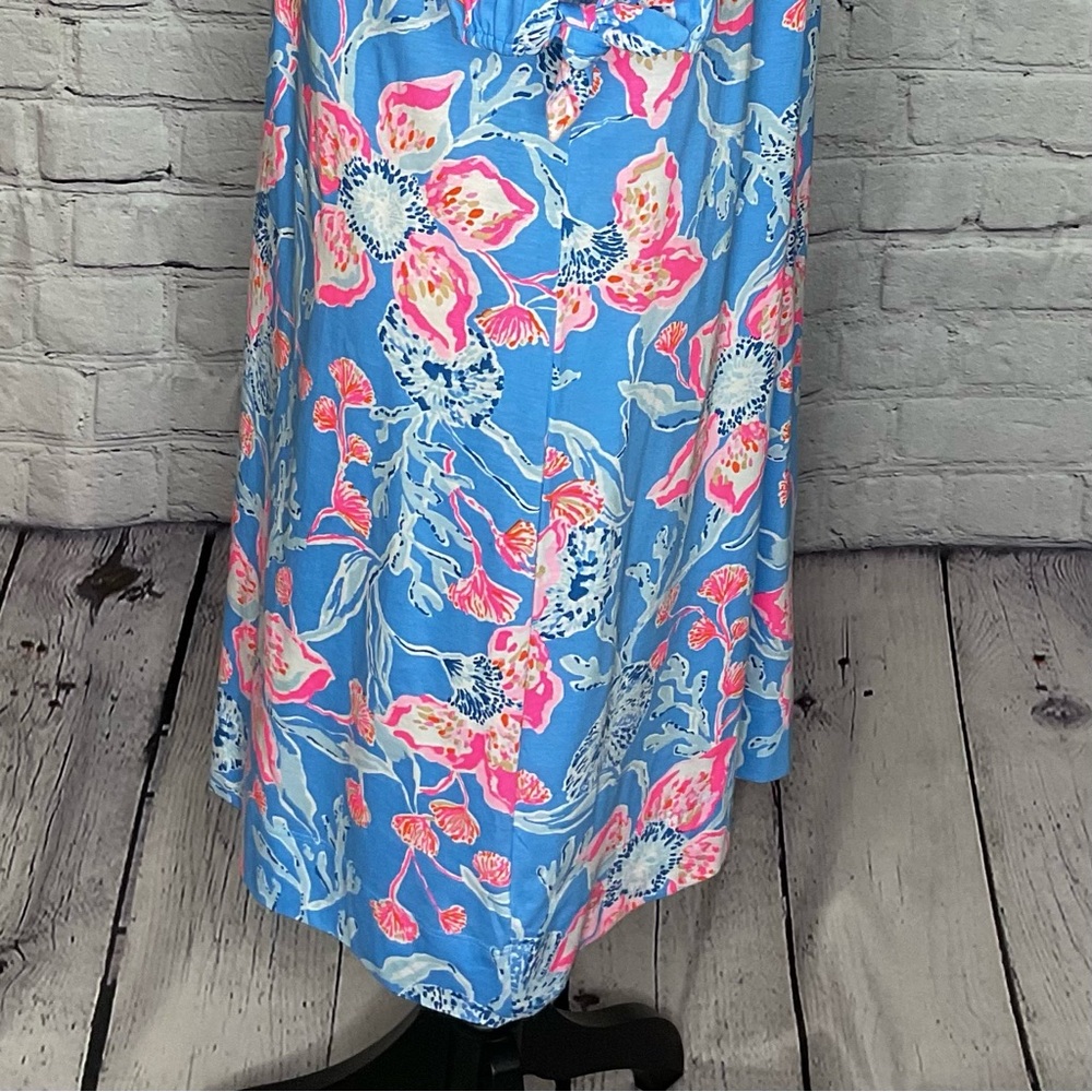 Lilly Pulitzer Easley Short Sleeve Dress Multi Bahamian Rhapsody Large NWT - Picture 8 of 16